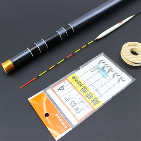 Generic 4.5 m : 3.6M-7.2M Carbon Fiber Telescopic Fishing Rod Super ...