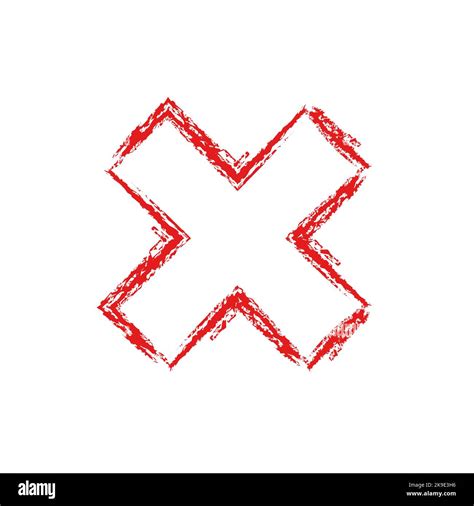Blot and ban cross symbol. No symbol, do not sign, nay, interdictory ...
