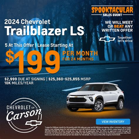 New Chevrolet Vehicle Specials In Carson | Chevrolet of Carson