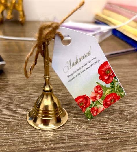Wedding bells with customized tags 🔖 for wedding favours 🎁 guests give ...