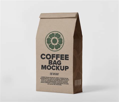 Coffee bag mockup template 26268435 PSD