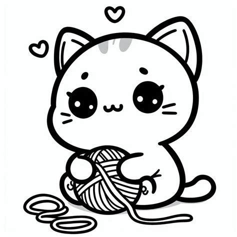 Dessin Kawaii De Chat – Modèle Dessin Chat Kawaii – NYSNIB