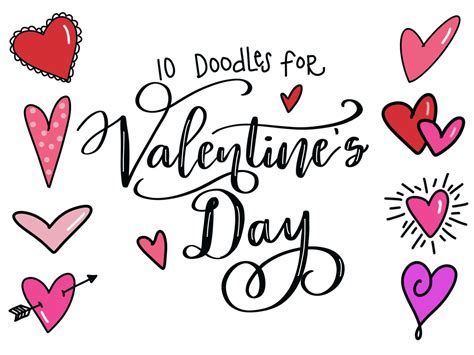 simple valentine drawing ideas