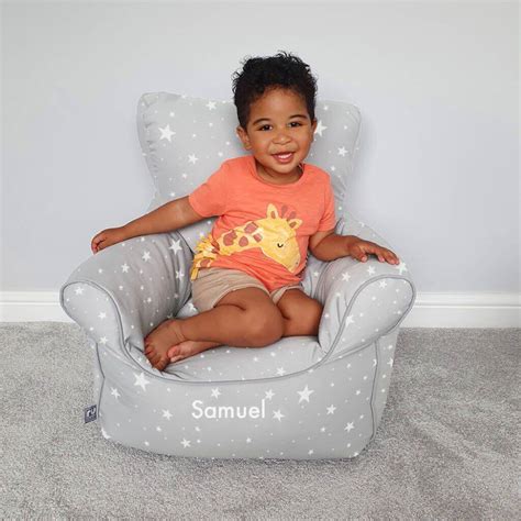 Childrens personalised bean bag chair online