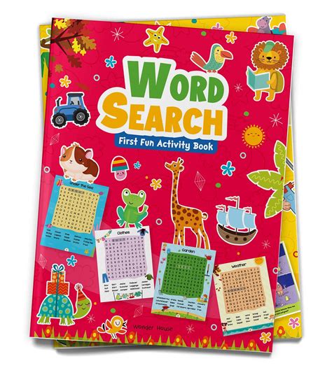 Word Search : First Fun Activity Books For Kids : Wonder House Books ...