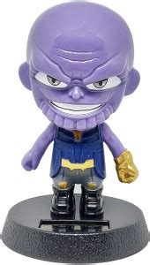Zesta Avengers Thanos Solar Bobblehead Action Figure for Table ...