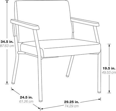 Buy Office Star Bariatric Big and Tall Medical Office Chair with Extra ...