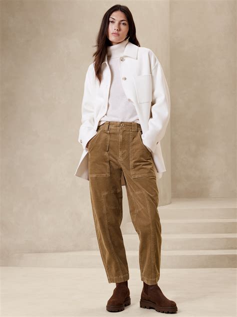 The Corduroy Barrel Pant | Banana Republic