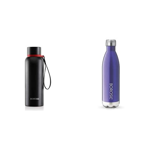 Borosil - Stainless Steel Hydra Trek - Vacuum Insulated Flask Water ...