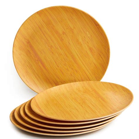 Daily-Use Eco-Friendly Bamboo Fiber Dinner Plate Stylish & Sustainable
