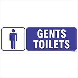 DECOR Production Gents Toilets Emergency Sign Price in India - Buy ...