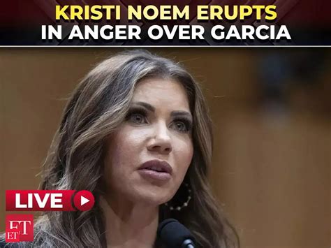 US immigration crackdown: Kristi Noem erupts in anger over Kilmar ...