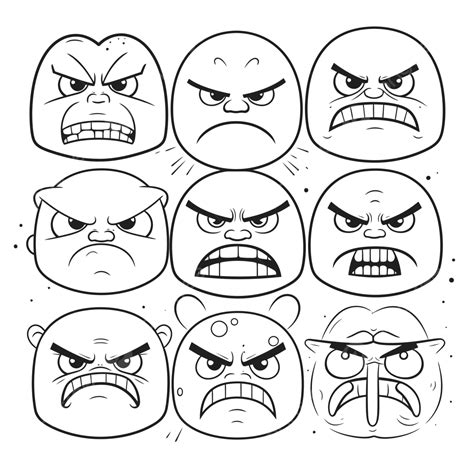 Angry Anime Face Drawing