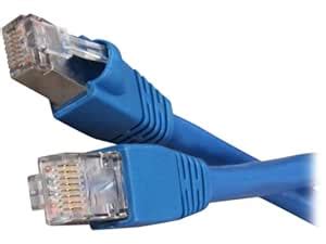 Nippon Labs CAT6A-25S CAT 6A STP 25-Feet Ethernet Cable, Blue : Amazon ...