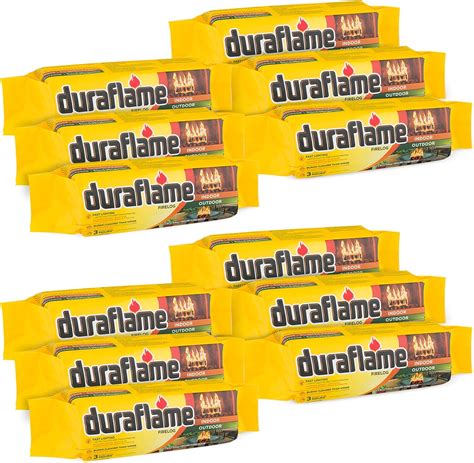 Amazon.com : Duraflame 12-Pack Fire Logs for Indoor and Outdoor Use, 3 ...