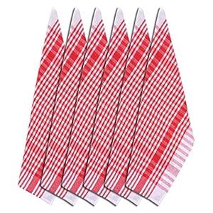 Nostaljia Cotton 6 Piece 100 GSM Towel Set - Standard, Red : Amazon.in ...