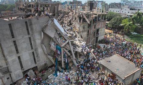 发电机震塌8层大楼，3600多名劳工被活埋，8年前孟加拉塌楼有多惨_工人_救援_广场