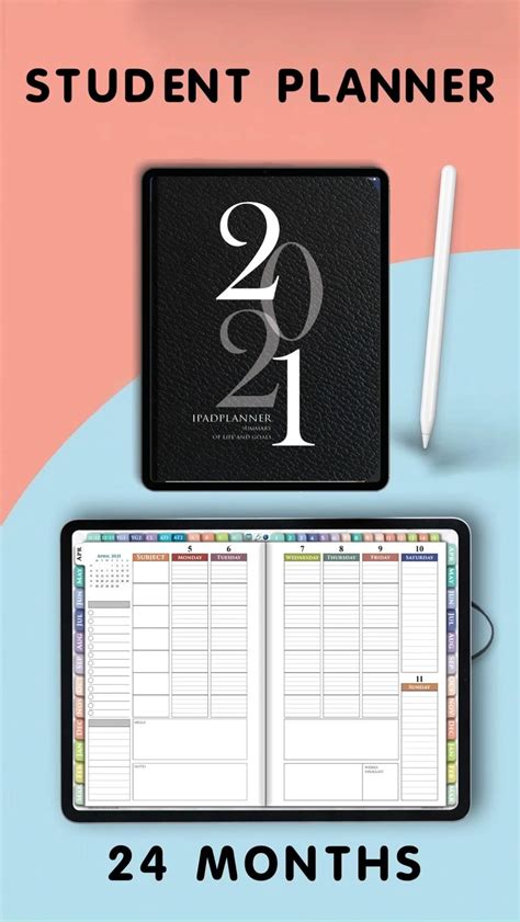 Digital goodnotes student planner template – Artofit