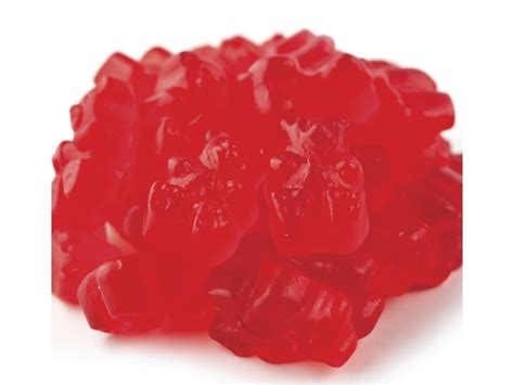 Red Gummi Bears Wild Cherry Gummy Bears 5 pounds bulk gummi candy ...