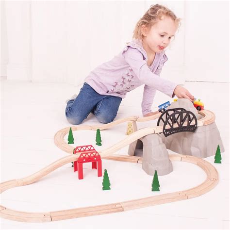 Bigjigs Rail Wooden Rocky Mountain Expansion Pack - | Ubuy India