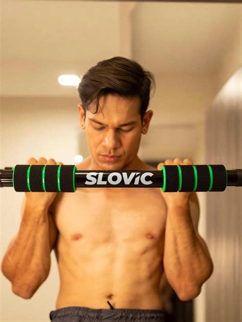 SLOVIC Pull-Up Bar for Home Workout | Non-Slip Carbon Steel Bar (Load ...