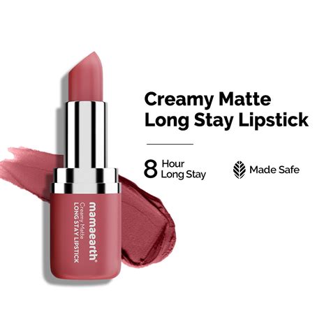 Buy Mamaearth Creamy Matte Long Stay Lipstick Online