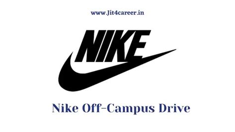 Nike Off-Campus Drive For Graduate Software Engineers | jit4career