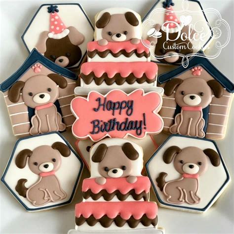 Christy on Instagram: “#puppyparty #puppycookies #birthdaycookies # ...