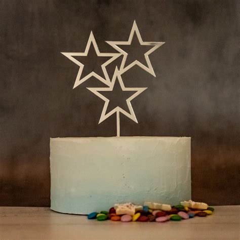 Star Cake Topper, Celebration Cake Topper, Cake Toppers, Perspex Cake Toppers - Etsy