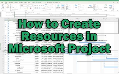 Image result for Microsoft Project Resources Tutorial