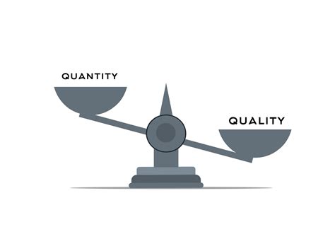Quality and quantity on scale 16390593 PNG