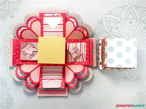 Image result for DIY Heart Exploding Box Template for Crcut