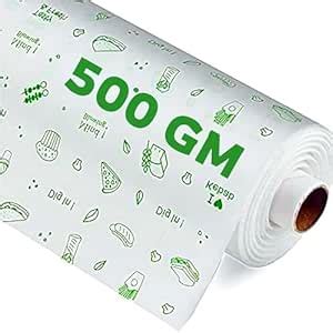 Buy FEXTY 100% Food Grade Butter Paper Roll 100Mtr - 500Gms Net, Used ...