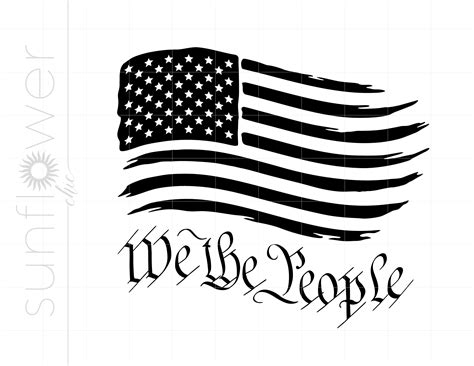 We The People American Flag We The People American Flag SVG PNG EPS