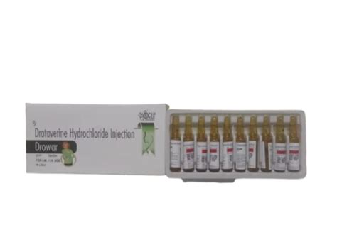 Antispasmodic Injection - Drotaverine Hydrochloride 40 mg ( Drowar ...