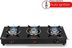 Fabiano 3 Burner Smart Auto Ignition ISI Certified, LPG To Convertible ...
