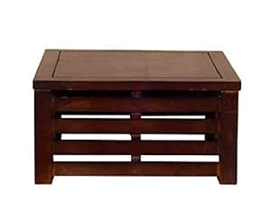 Ringabell Altavista Jasmine Solid Wood Coffee Table (Brown) : Amazon.in ...