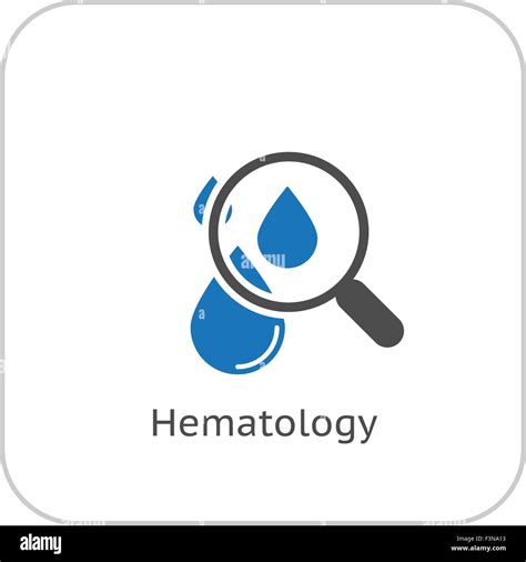 Hematology Icon. Flat Design Stock Vector Image & Art - Alamy