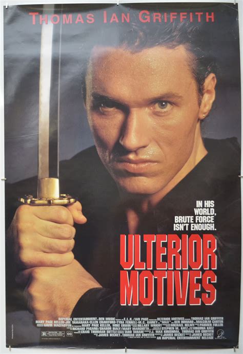 “Ulterior Motives” Original One Sheet Poster - Film Poster - Movie Pos ...