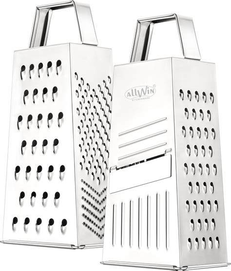Ajanta Stainless Steel Slicer and Grater for Kitchen, Silver : Amazon ...