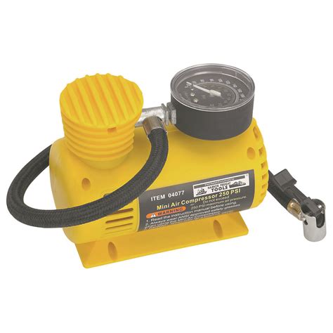 12V Air Compressor - 250 PSI, Compact Air Compressor