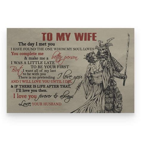 Buy Skeleton Of Couple Samurai With Letter Picture, I Was A Little Late ...