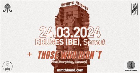 MMTH + THOSE WHO DIDN`T at Sprout, Bruges, Sprout Brugge, 24 March 2024 ...