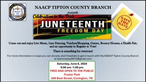 Juneteenth Celebration in the Park, Frazier Memorial Park, Covington, 8 ...