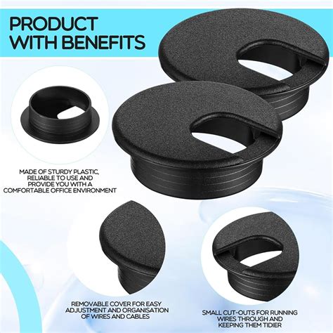 Lanties 50 Pack 2 Inch Desk Grommet Desk Cable Wire Grommet India | Ubuy