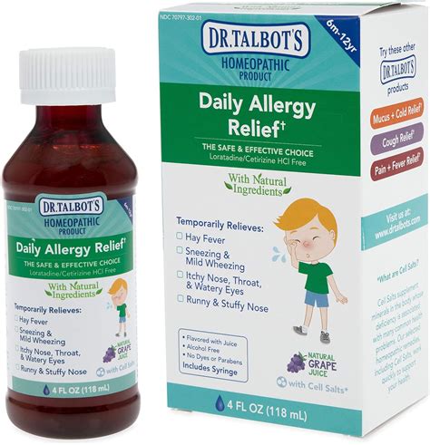 Amazon.com: Dr. Talbot's Daily Allergy Relief Liquid Medicine ...