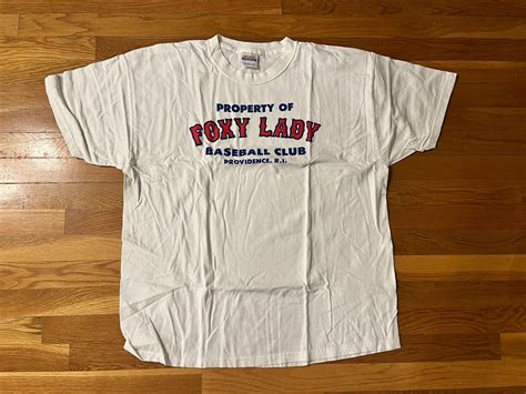 Vintage Foxy Lady Providence RI Strip Club T-shirt XL - Gem
