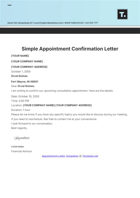 Free Printable NHS Appointment Letter Template to Edit Online