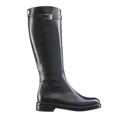 Black Long Leather Equestrian Boot | Ladies Country Clothing | Cordings US
