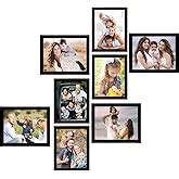Amazon Brand - Solimo Set Of 5 Photo Frames With Mount Paper (6 X 8 ...